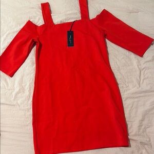 Romeo & Juliet Couture Red Bodycon Cocktail Dress